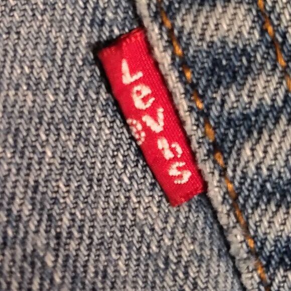 Levis 550 Relaxed Fit Jeans Boys Size 10 Reg 25x25 Casual Outdoors Dark Wash - Picture 5 of 8